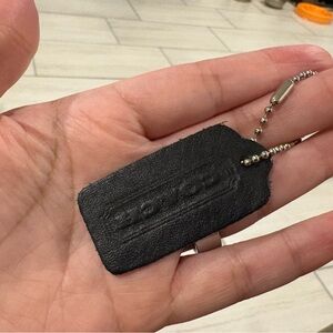 Vintage 90’s black Coach Hangtag